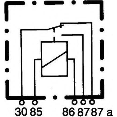 Hella relais 12V 20/40A wissel