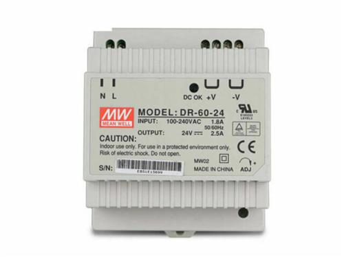 Meanwell trafo 60W-24V DR-60-24 dinrail