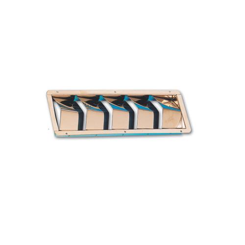Hollex ventilatierooster rvs 5-gats