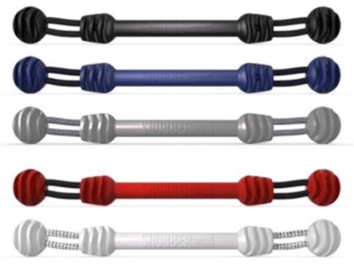 The Snubber Twist schokdemper (set van 2, navy blauw)