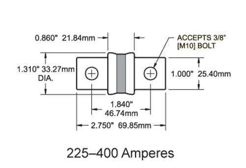 Blue Sea Systems zekering A3T/class T 225A