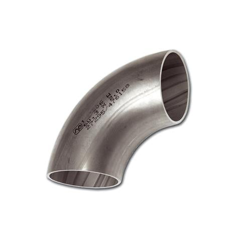 Hollex lasbocht 90° 101,6mm rvs304 3s
