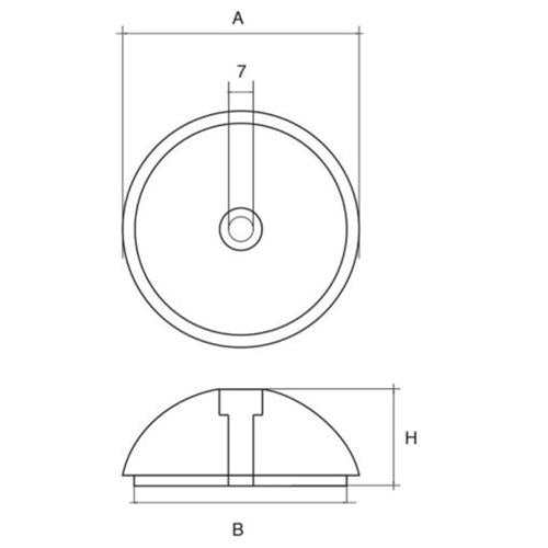 Hollex anode zink schroefas Variprofile VP76