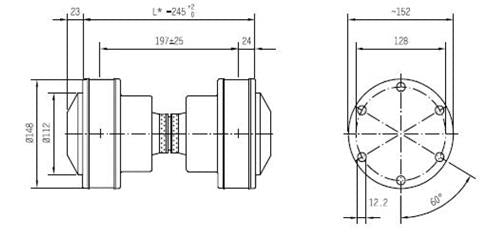 Aquadrive homokineetkoppeling type CV30 (20400)
