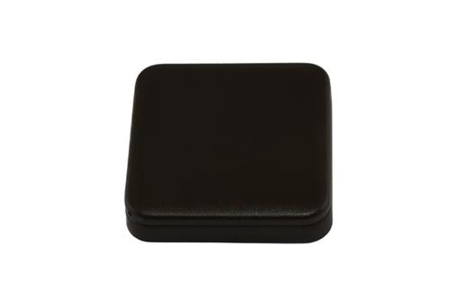 Inprojal klapdeksel terugverend 60x60mm ruw/bruin