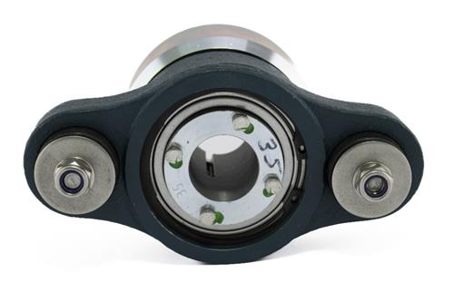 Aquadrive stuwdruklager CVB.10.10 voor as ø40mm gemonteerd