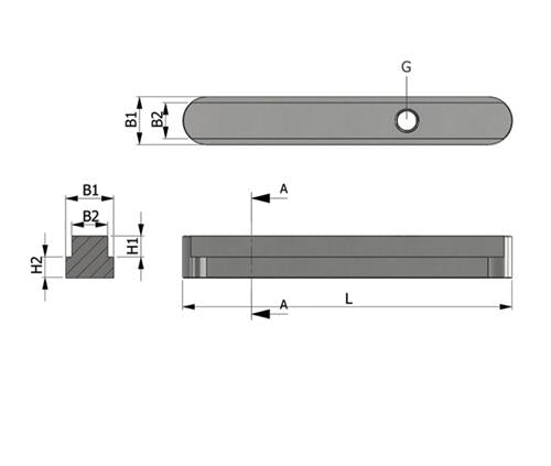 Exalto verloopspie-rvs316-10/8x8x90-M6
