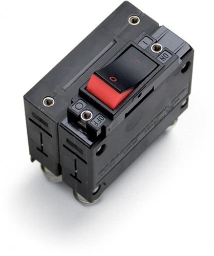 Mastervolt tuimelschakelaar dubbelpolig rood 50A