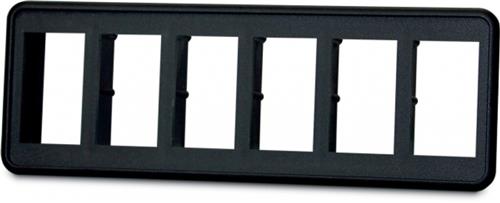 Mastervolt VM6 frame voor 6 tuimelschakelaars