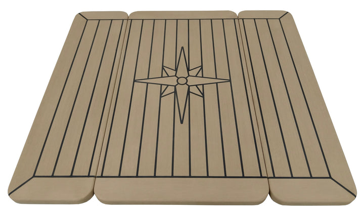 Eude Tafelblad Eco teak Wing 34/68 cm x 60 cm