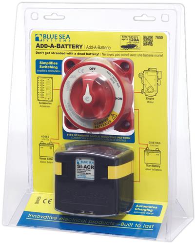 Blue Sea Systems solenoïde Add-A-Battery 120A
