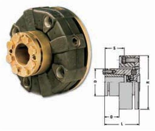 Centaflex koppeling AM30 ONBEWERKT
