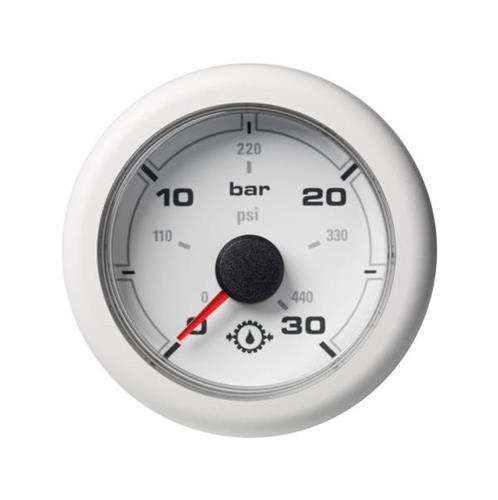 Veratron OceanLink transmissie oliedrukmeter 30bar 52mm wit