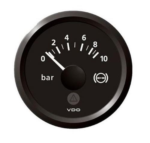 Veratron ViewLine Black remdrukmeter 10bar TB 52mm