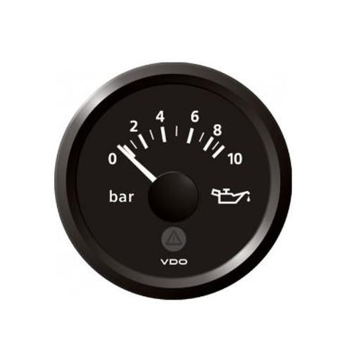 Veratron ViewLine Black motorolie drukmeter 0-10bar TB 52mm