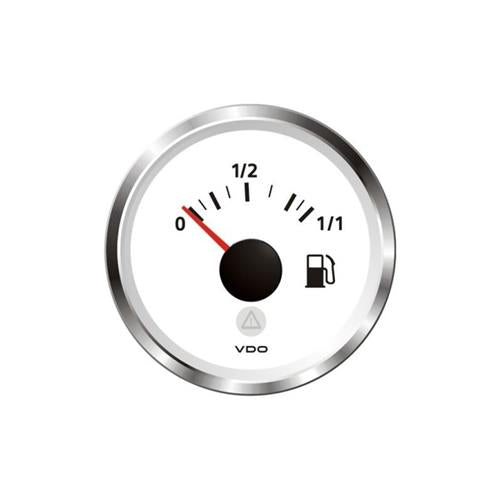 Veratron ViewLine White brandstof niveaumeter 0-1/2-1/1 RW 52mm