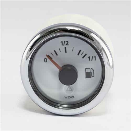 Veratron ViewLine White brandstof niveaumeter 0-1/2-1/1 RW 52mm