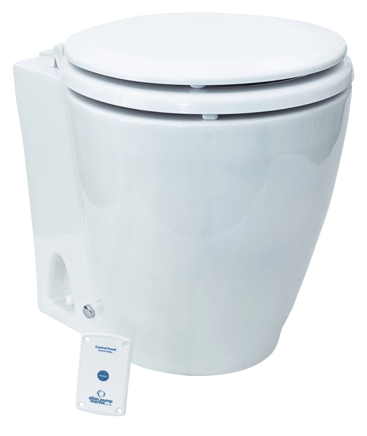Albin Pump Marine Toilet Design standaard elektrisch 24 V