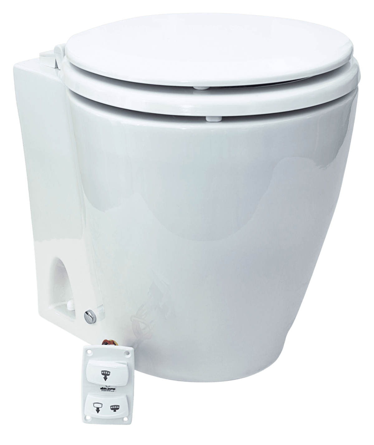 Albin Pump Marine Toilet Design stil elektrisch 12 V