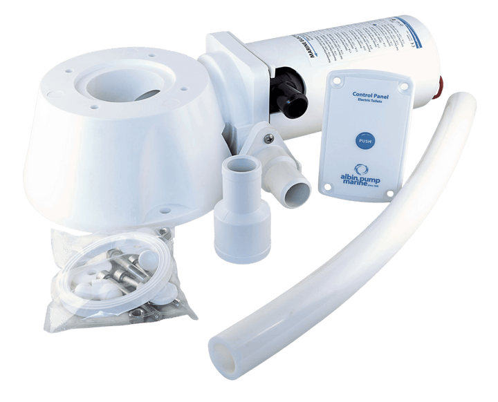 Albin Pump Marine Conversiekit naar elektrisch toilet standaard 24 V