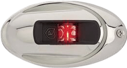 Bakboordlicht led Lightarmor verticaal ovaal rvs