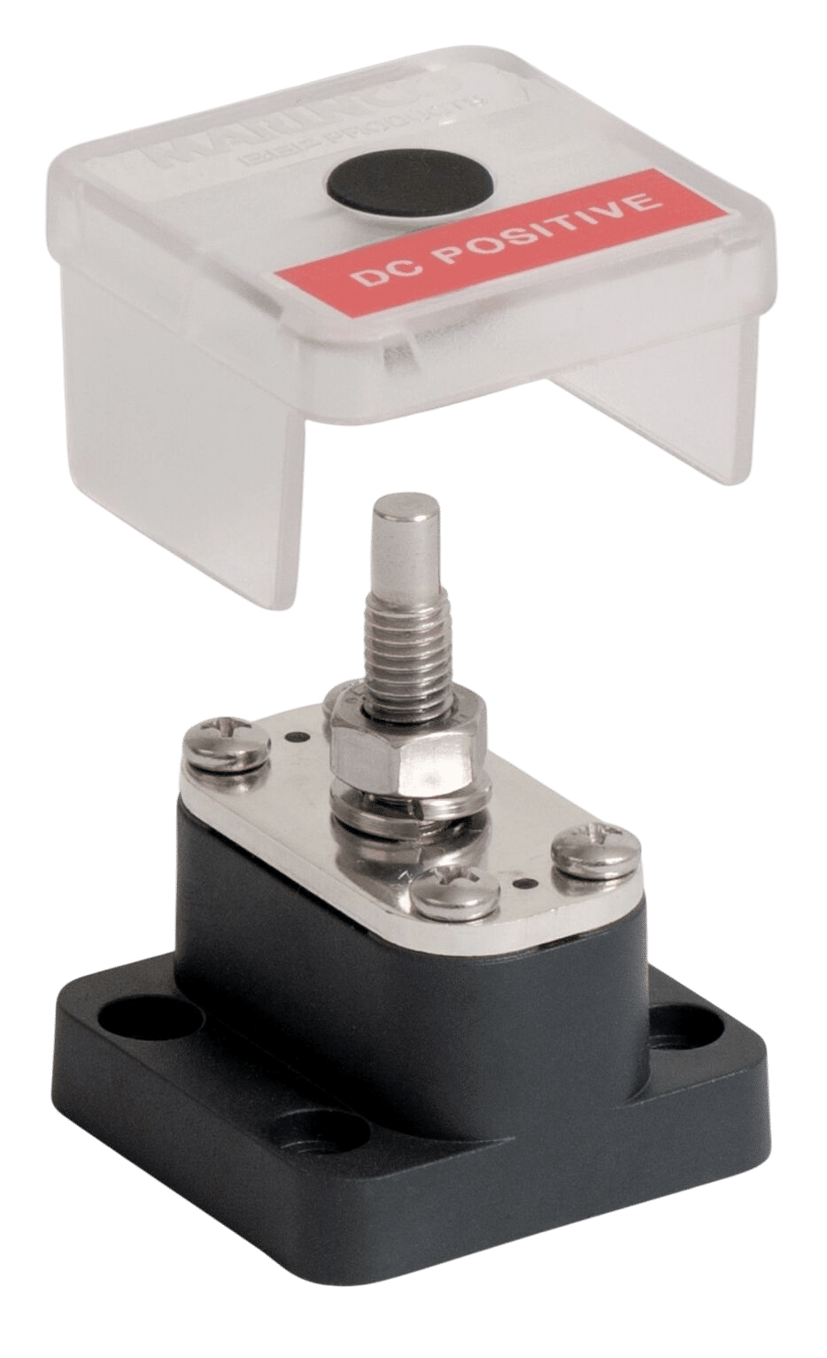 Vermogensklem 8mm stud, 4 terminals