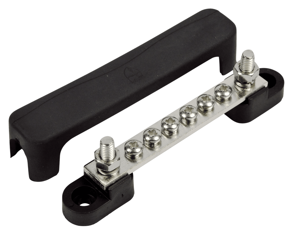Busbar 6 terminals, 2 studs