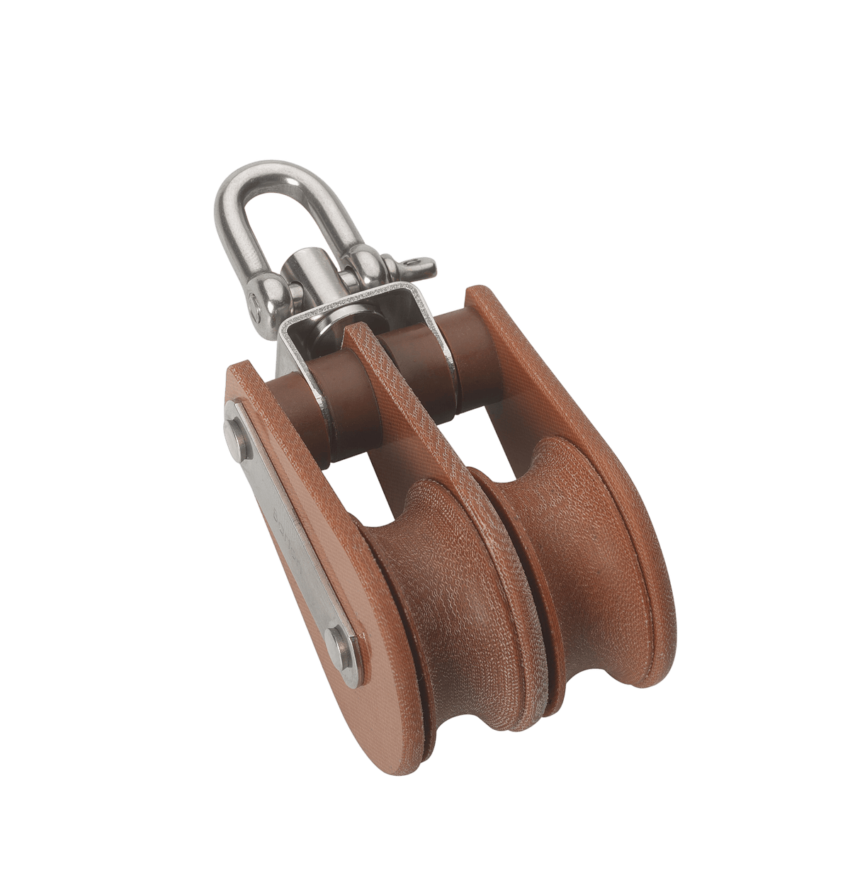 Barton Blok tufnol met wartel 2-schijfs 58 mm voor lijn 14 mm