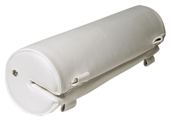Bedflex rugleuning rond wit