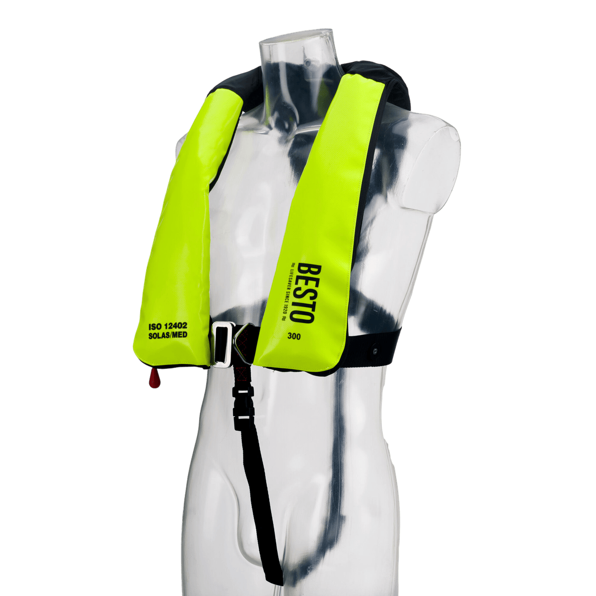 Besto reddingsvest 300 N SOLAS TWIN afwasbaar geel