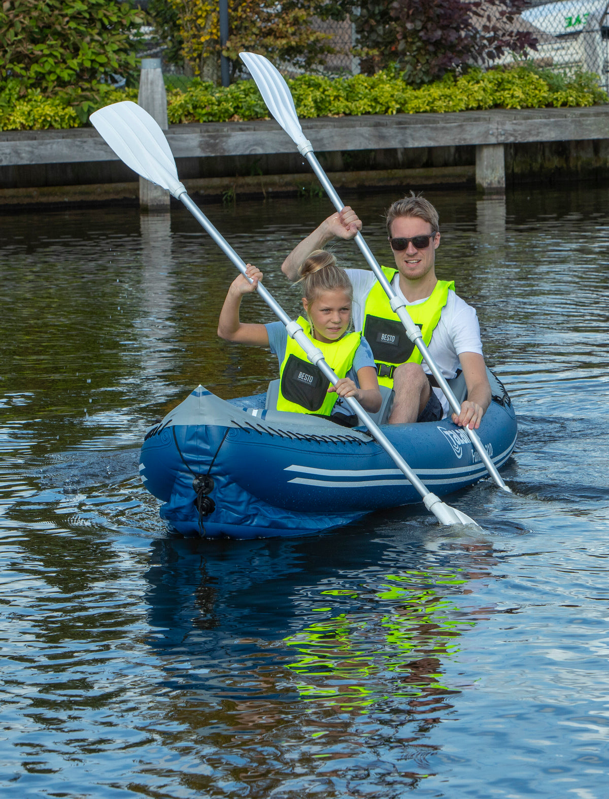 Besto Paddler drijfvest 50 N geel volwassene