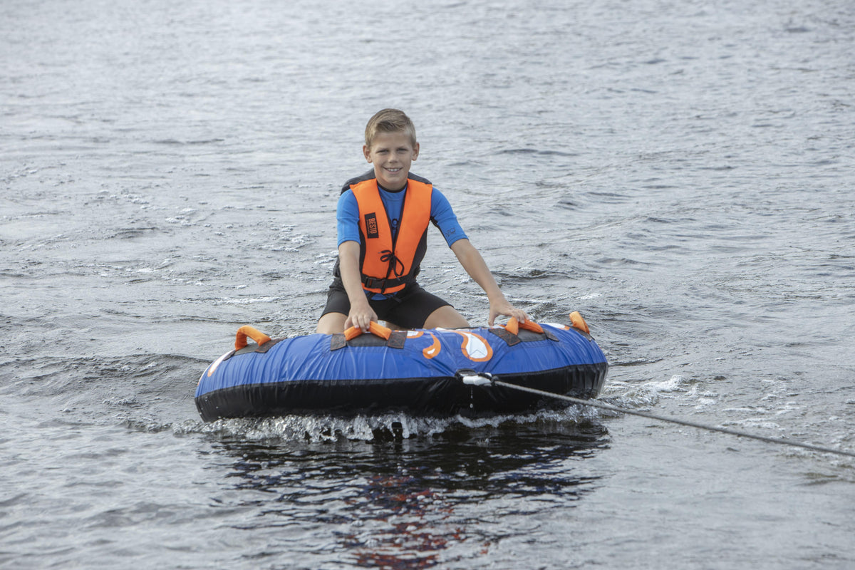 Besto Dinghy Zipper drijfvest oranje/zwart 50 N maat XS