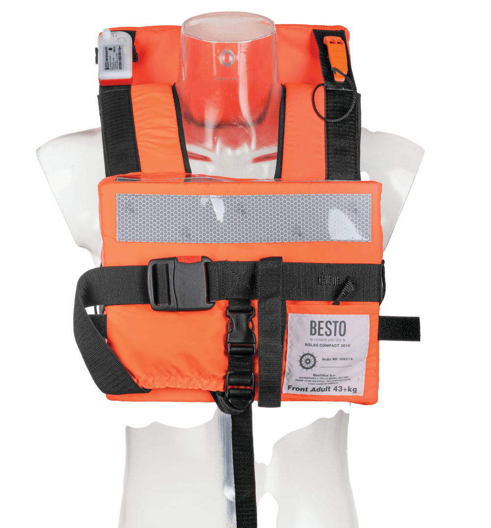 Besto Solas compact adult 43+ kg orange backstrap + crotch