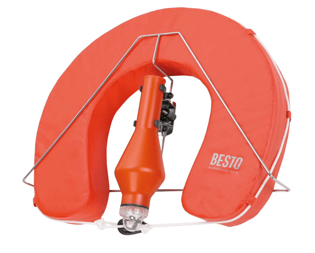 Besto Hoefijzerboeiset afwasbaar oranje