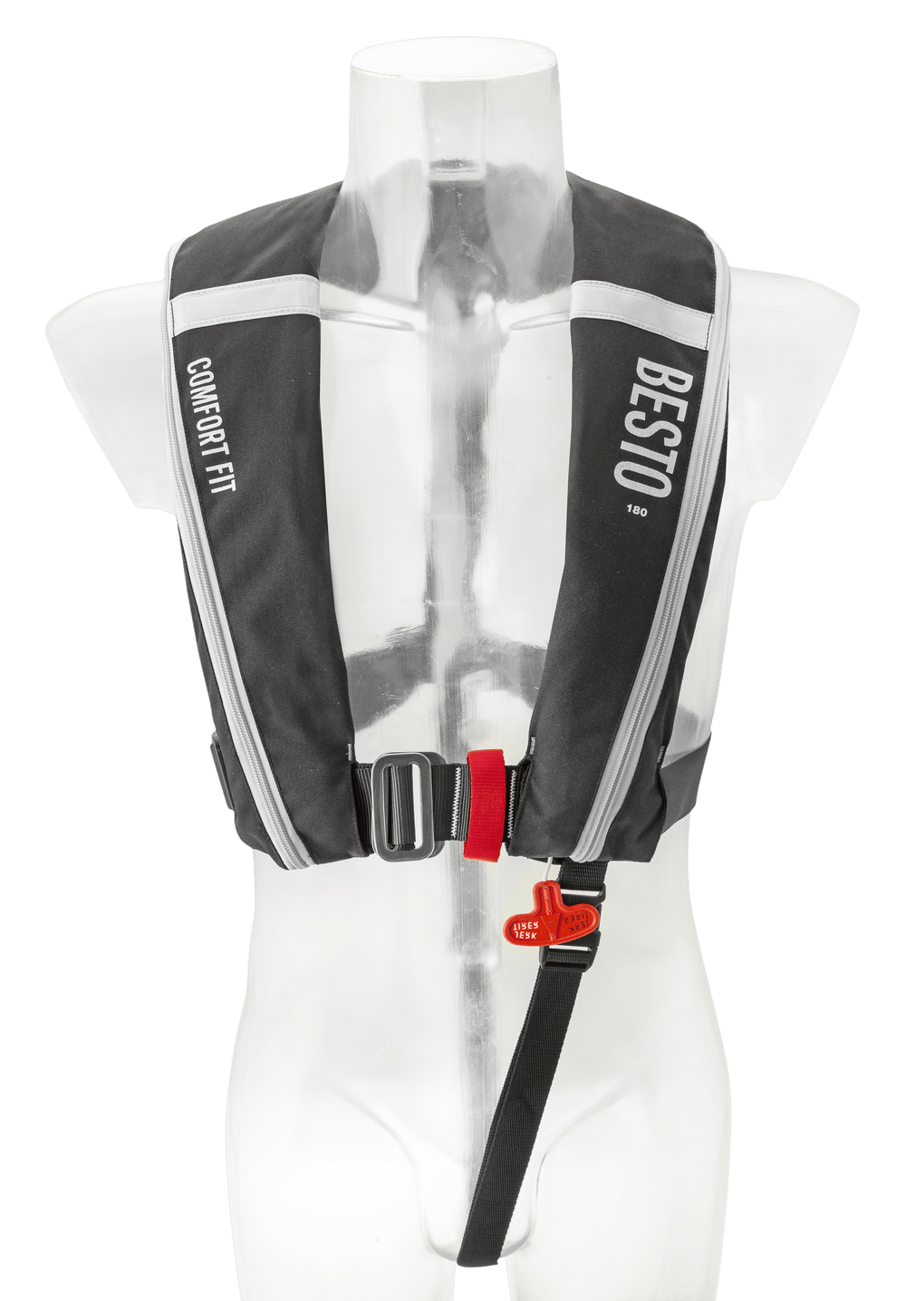 Besto Comfort fit 180N mh zwart/grijs