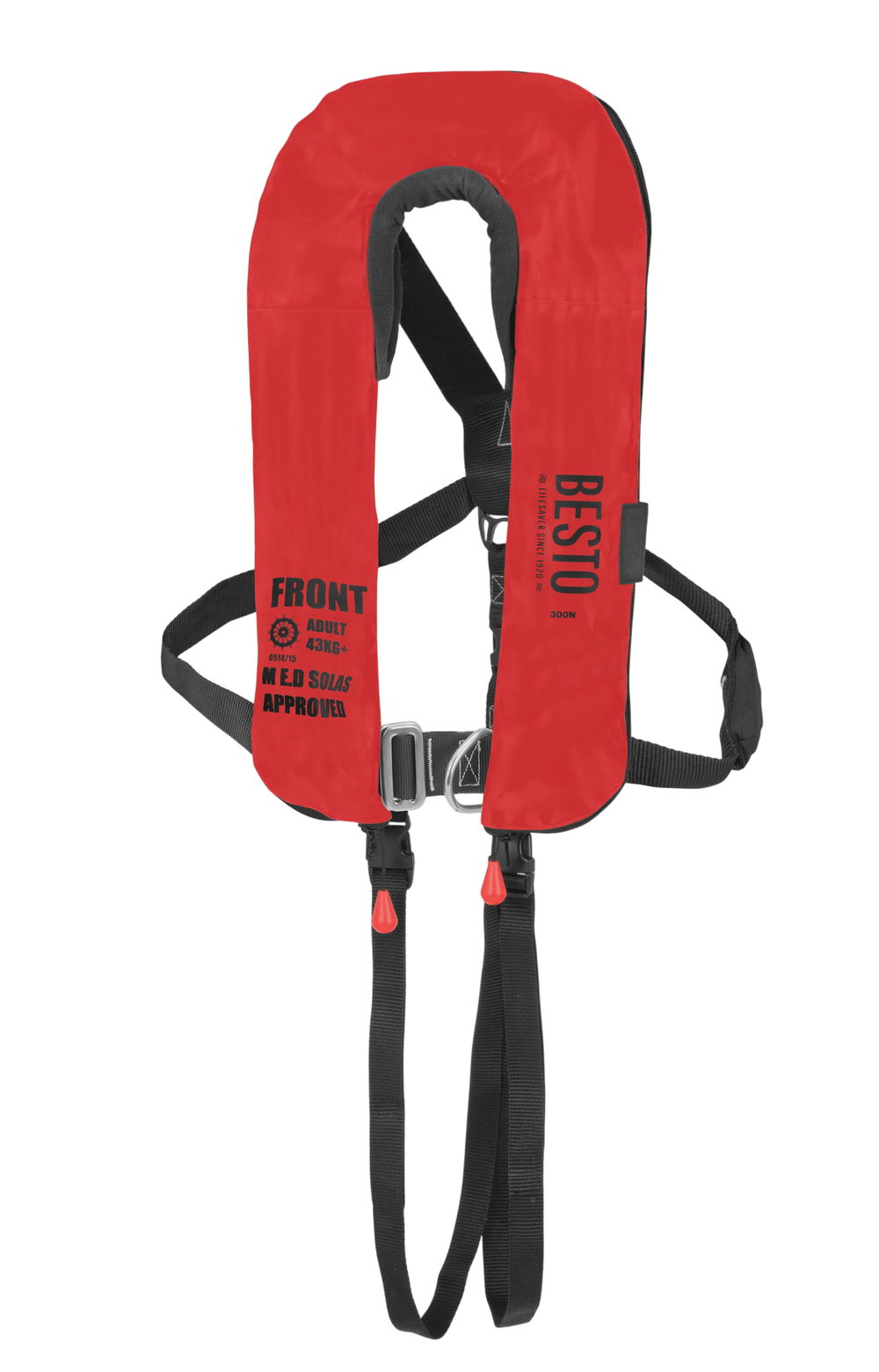Besto 300N Solas Eco Twin Chamber Red Auto/Harness