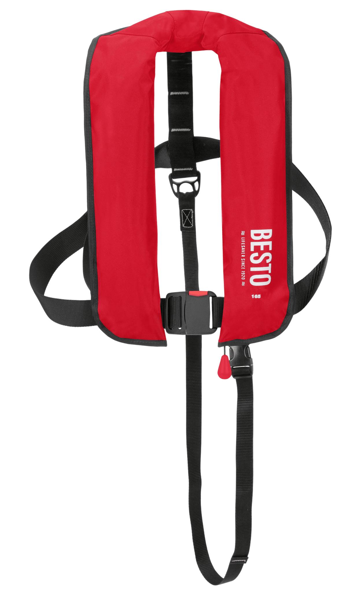 Besto automatisch reddingsvest 165 N zonder harnas rood