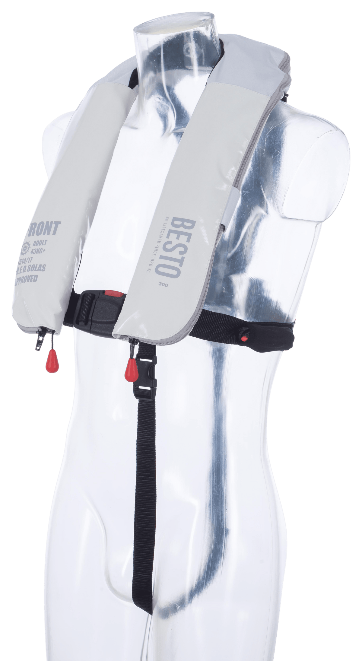 Besto reddingsvest 300 N SOLAS superyacht wit