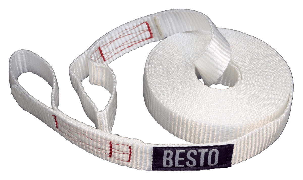 Besto Looplijn 8 m 25 mm met 2 ogen