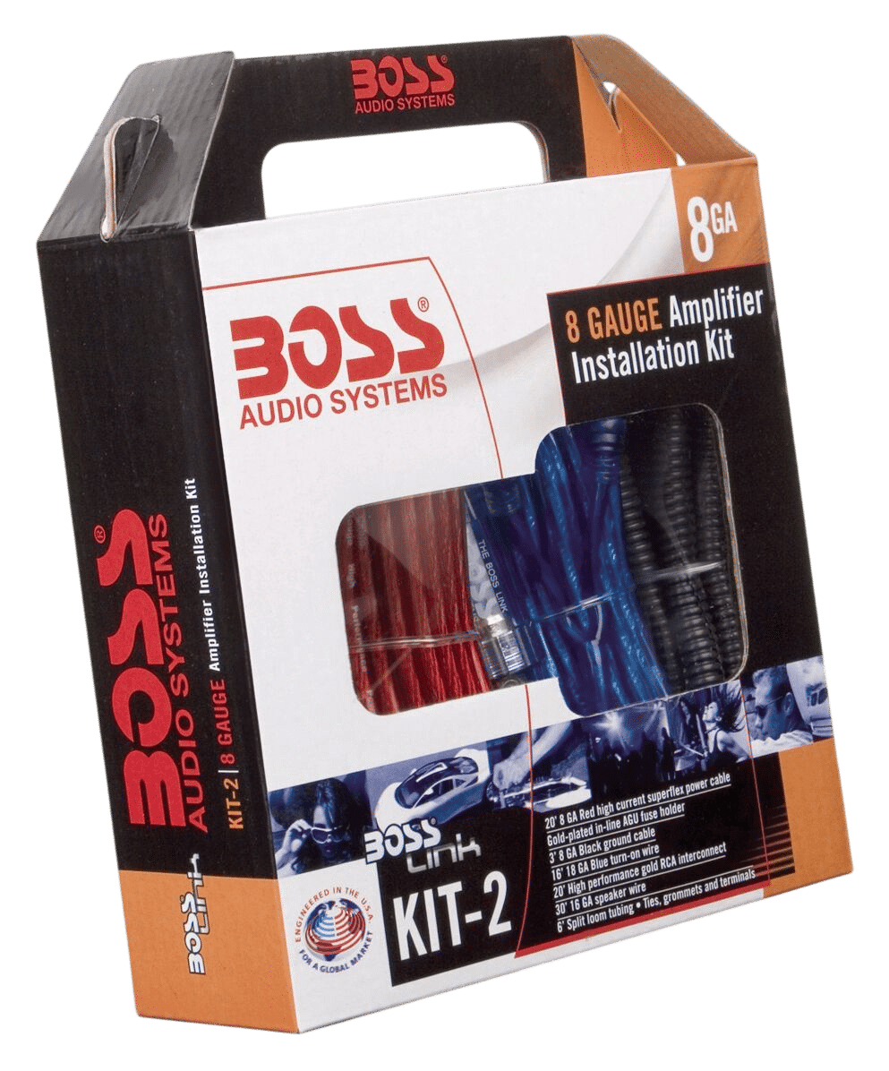 Boss Audio marine versterker aansluitset 2