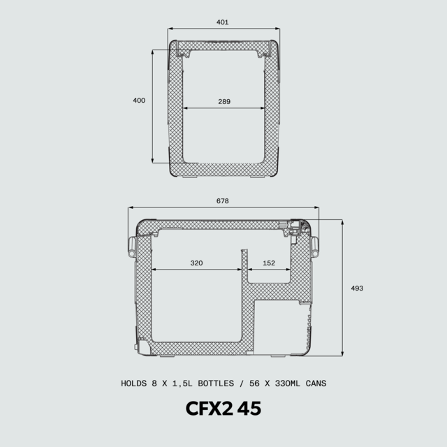Dometic CFX2-45 12/24/230 V