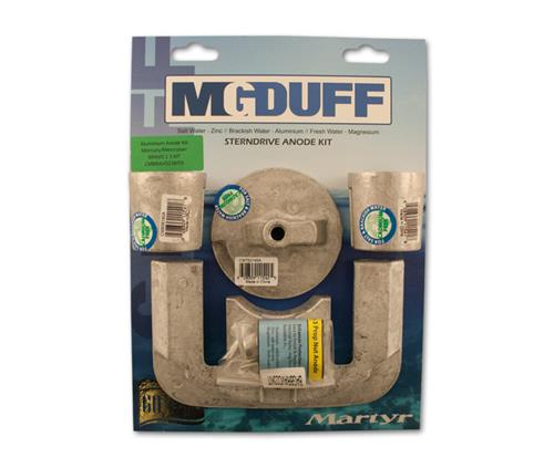 MgDuff anodekit aluminium Mercury/Mercruiser Bravo 2 & 3