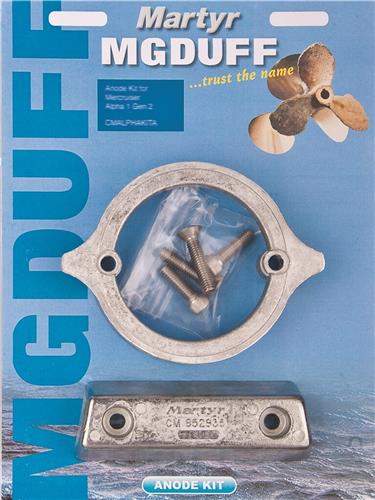MgDuff anodekit aluminium Volvo 290 DP Drive