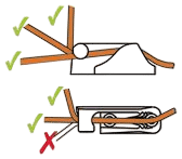Clamcleat lijnklem stuurboord aluminium geanodiseerd 3-6 mm CL217MK2/AN