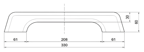 Eude handrail 1-greep