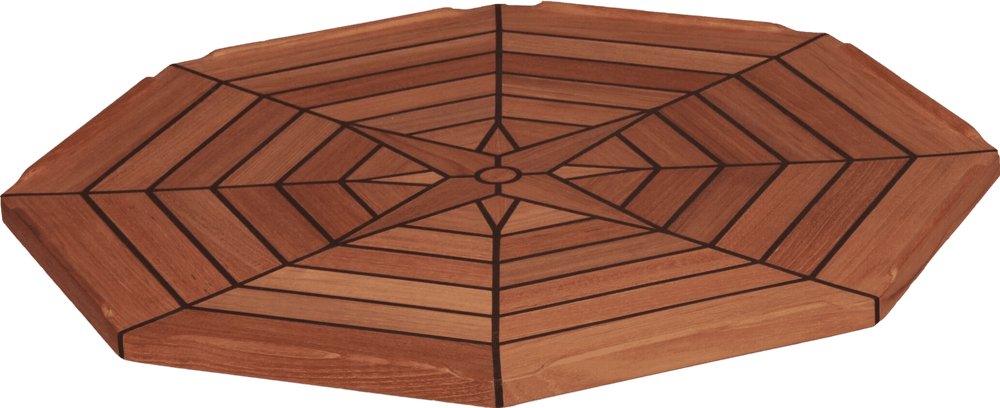 Tafelblad teak 'eight' ø 55cm