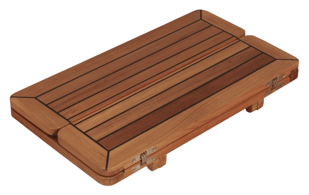 Tafelblad teak 'wing' 34/68x60cm