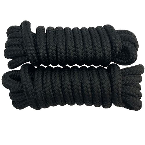 Hollex fenderlijn zwart 8mm 16 strengen L=1,5mtr (2)