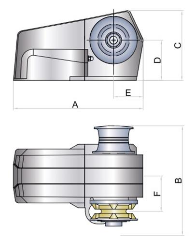 Italwinch FYN ankerlier 24V 1700W / ketting 8mm met drum