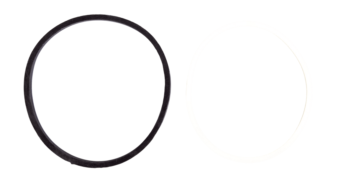 Foresti & Suardi Zwart rubber 100 mm poort